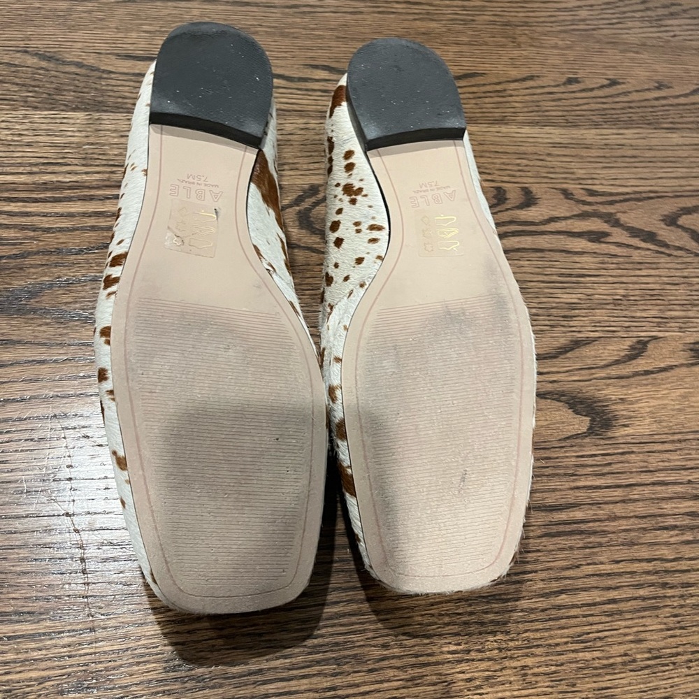 Able 7.5 patterned shoes loafers - Picture 3 of 3